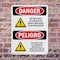 Signmission Safety Culture Sign, 12 in Width, Plastic, Rectangle, Bilingual OS-2PACK-DS-P-1218-VS-1175 - alternate 4